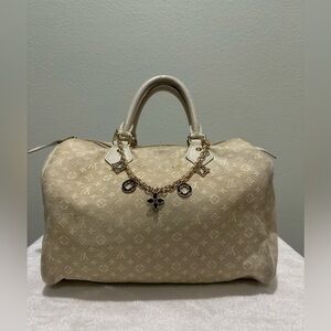 Louis Vuitton Mini Lin Speedy 30 satchel